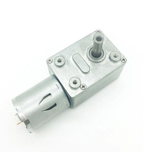 BringSmart JGY-370 12 V 直流电机 6V 微型蜗轮电机反向高扭矩减速器自锁 12 volt 发动机 24v 电动机 - Product Image 1