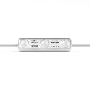 โมดูลไฟ LED RGB สําหรับการโฆษณาแบบเบาและโมดูลไฟแบ็คไลท์ LED โมดูลไฟ LED AC 110V 3W