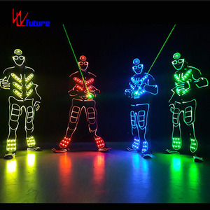 Programmier bare LED-Gymnastik anzüge für Club Dance Kosten günstige LED-Licht kostüme Tron-inspirierte Kostüms ets