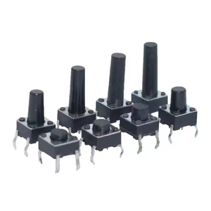 สวิตช์สัมผัส6*6*4.3/4.5/5/8.5/9.5/12/17/ 19mm โดยตรงสวิตช์ปุ่มแทรก4-Pin - Product Image 1