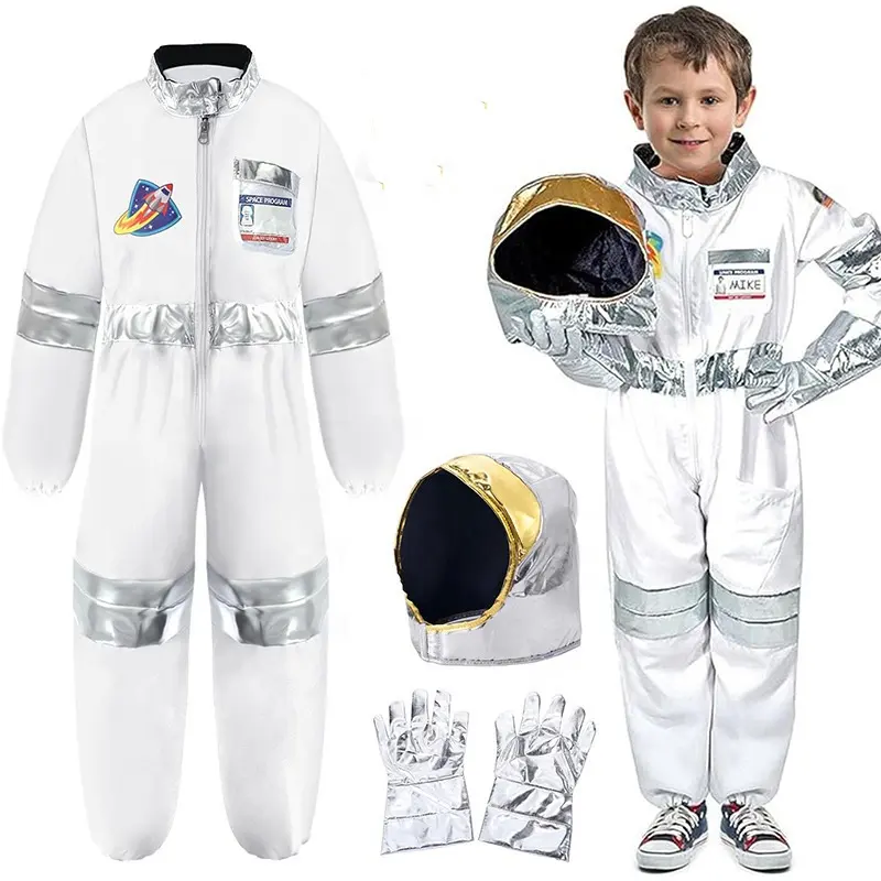 Costume da bambino vestito completo da astronauta per ragazzo