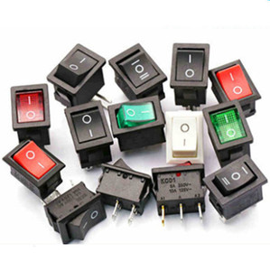KCD1 21x15mm 3 pozisyonlu Rocker anahtarı sıfırlama fonksiyonu ile ON-OFF-ON anlık geçiş anahtarı - Product Image 1