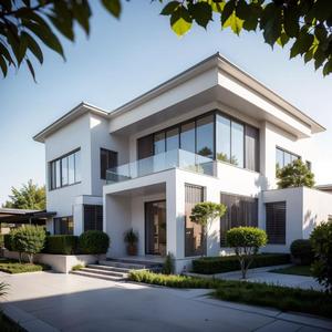 Servicio de diseño arquitectónico moderno, plano de planta, renderizado 3D, visualización de diseño de concepto de Villa y hogar