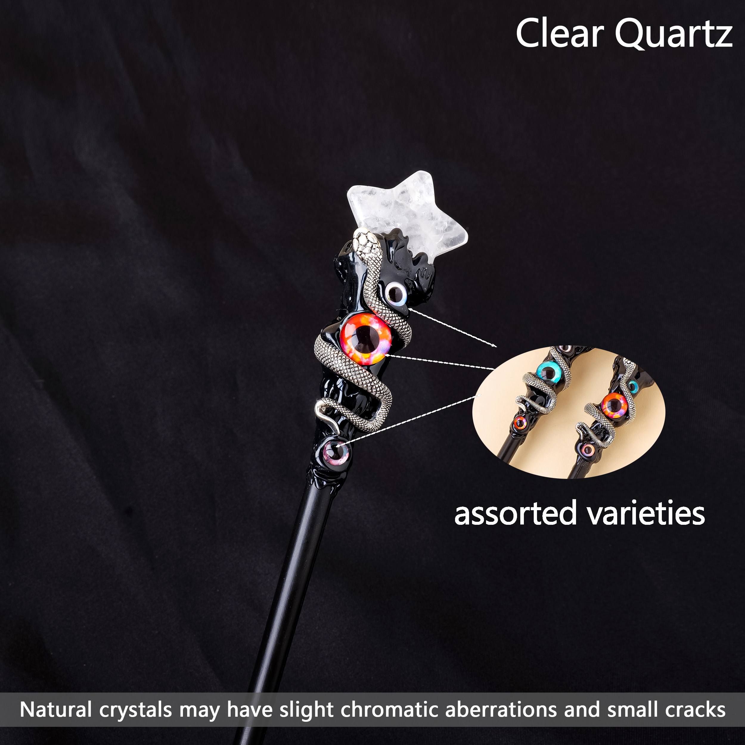 Étoile quartz clair