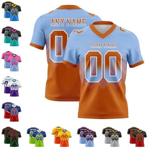 Light Blue Texas Orange