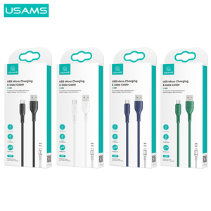USAMS USB ที่ชาร์จเร็ว Micro USB สายชาร์จข้อมูล1เมตรสำหรับอุปกรณ์ที่มีพอร์ตไมโคร - Product Image 6