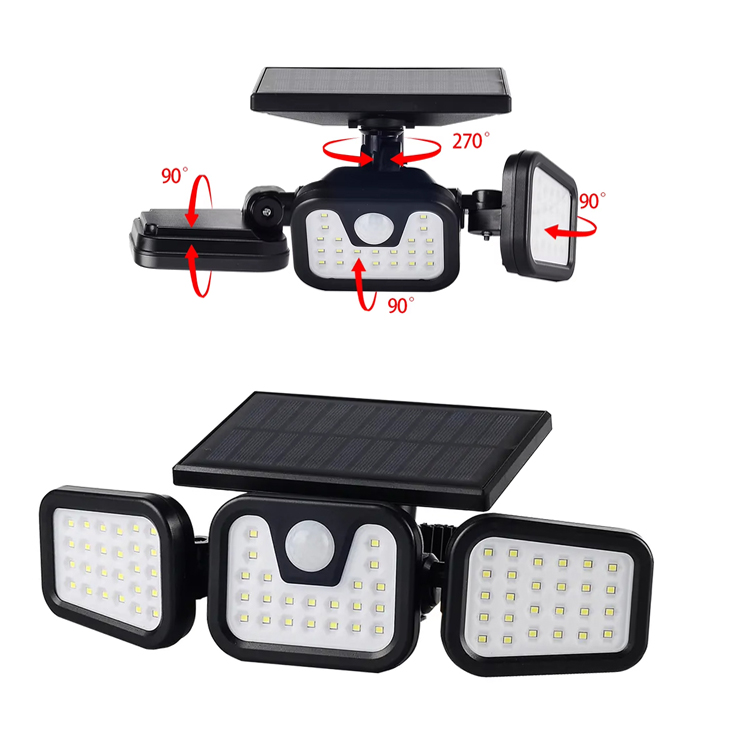 Solar Wall Lamp Foldable Flood Light 5