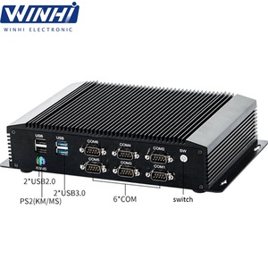 I3 i5 i7 mini pc lüfter loser industrieller desktop computer HD-MI VGA USB 3.0 dual netzwerk parallel port serielle port micro host - Product Image 5