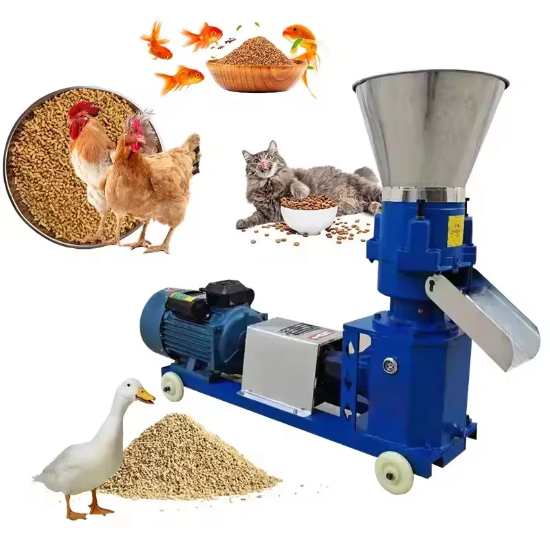 Máquina de fabricación de pellets de alimentación para aves de corral, procesamiento de piensos para cerdos pequeños, máquina de pellets de alimentación para animales