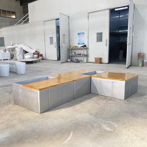 Panche da giardino in fibra di vetro per il tempo libero all'aperto panca salotto - Product Image 3