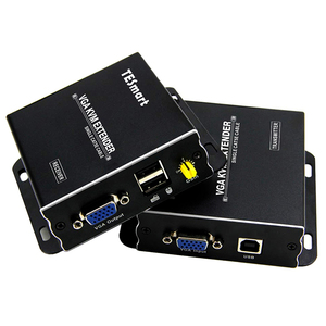TESmart CAT5e VGA扩展器TX RX 300M VGA音频视频KVM扩展器，带发射器和接收器 - Product Image 1