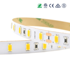 5630 60-<strong>LEDs</strong> 14.4W/M Warm White <strong>LED</strong> Strip Light DC 12V Input RGB Color Temperature CCT WiFi Remote Control for Bluetooth Copper - Product Image 5