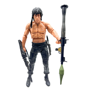 NECA ilk kan JOHN J. <span class=keywords><strong>RAMBO</strong></span> STALLONE Action Figure belden eklemler hareketli vinil bebek koleksiyonu Model oyuncaklar - Product Image 1