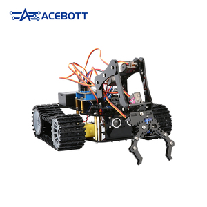 Kit Robot Robot di codifica ESP32 con braccio pinza pista veicolo fai da te stelo didattico Starter Kit robotica per Arduino