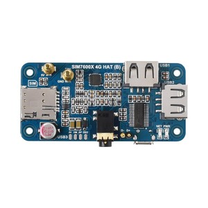 SIM7600G-H cappello da 4G (B) per lampone Pi, LTE Cat-4 4G / 3G / 2G supporto, posizionamento GNSS, banda globale - Product Image 4
