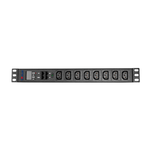 インターネットデータセンター用のスマートRS485モニターメーターブラックメタルIECC13 PDU - Product Image 1
