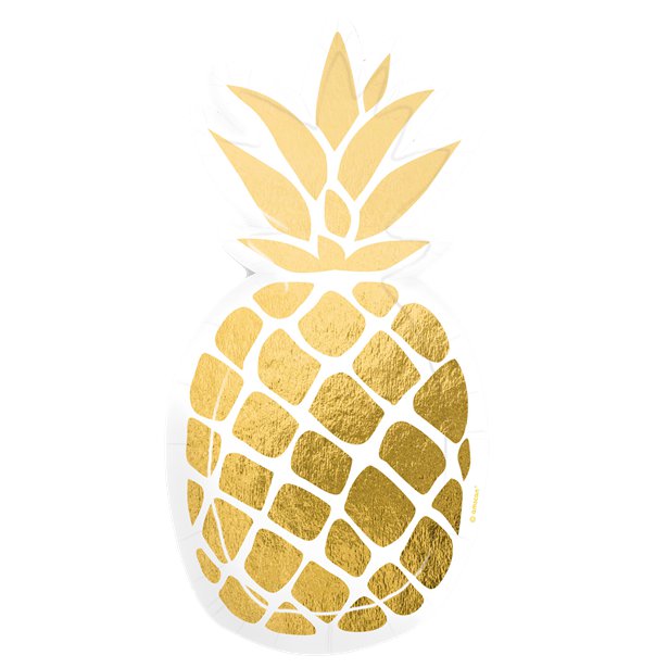 Assiette d'ananas