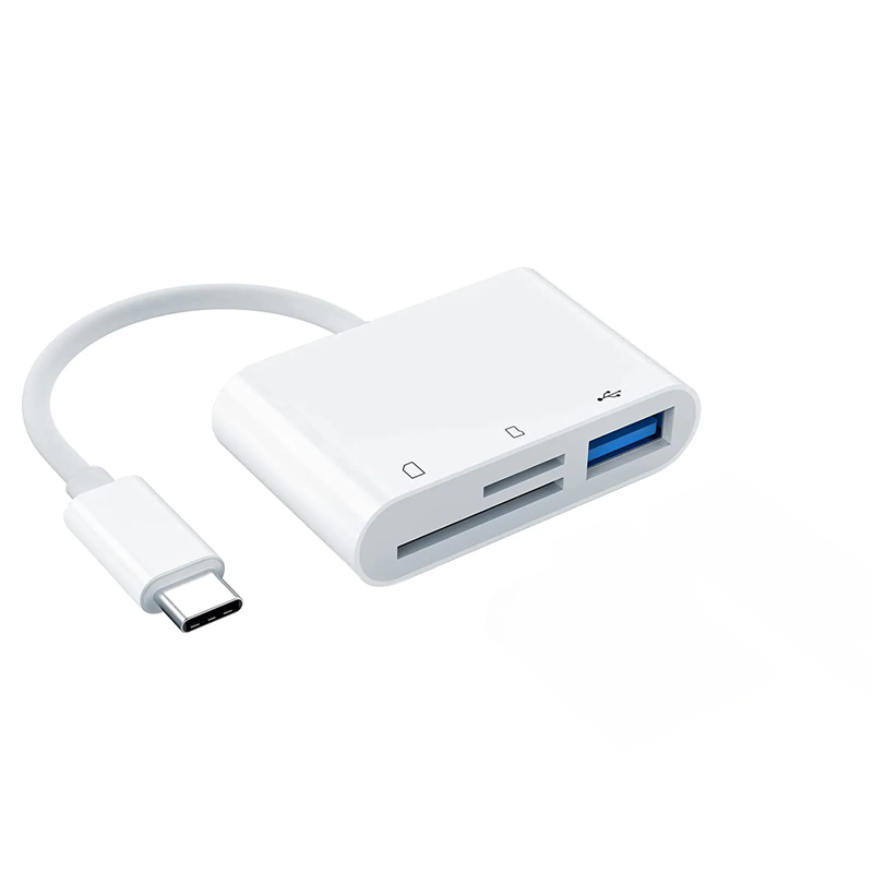 Type-C 3 Port 3in1 White