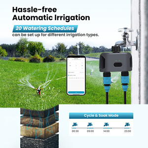 GIRIER Tuya Smart Timer acqua programmabile Sprinkler Timer con 2 prese per sistema di irrigazione automatica - Product Image 4