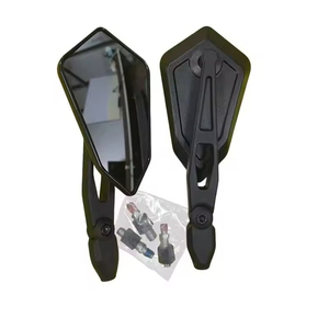 Universal retro-sửa đổi xmaxvision phía trước xe máy Xử Lý Thanh kết thúc gương chiếu hậu gia cố nylon + kính cho xe máy - Product Image 1