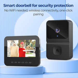 Nuevo timbre de video inteligente Timbre de puerta inalámbrico con intercomunicador de cámara Buen precio Uso en el hogar Monitor de timbre inteligente inalámbrico - Product Image 4