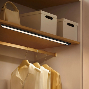 Thin Rechargeable <strong>LED</strong> Night Light Wireless Magnetic Wardrobe Light with Motion <strong>Sensor</strong> for under Cabinet <strong>Use</strong> in Kitchen - Product Image 2