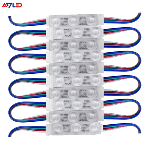 RGB Dmx Led Module12v 3led full color vacanza illuminazione Pixel luce Led 0.72w ip68 Rated 5 anni di garanzia smd5050 size6413 modulo