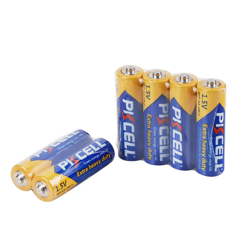 Zinco-carbone nuovo pacchetto 60pcs shrink wrap UM3 batteria a secco R6P aa 1.5v batterie aa super resistenti per giocattoli