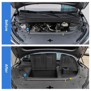 カーフロントトランク収納ボックスBYD ATTO 3 Yuan Plus Frunk Organizerヘッド収納ボックス多機能オーガナイザー - Product Image 5