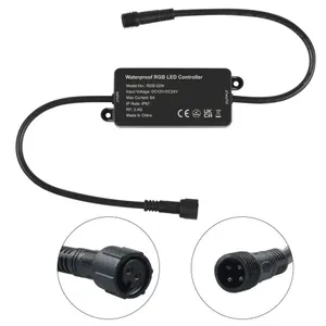 RGB-02W IP67 водонепроницаемый RGB сенсорный светодиодный контроллер для ленточного освещения в помещении/на улице меняющий цвет Диммер пульт дистанционного управления - Product Image 4