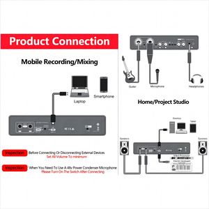 Multifunctional <strong>Audio</strong> <strong>Interface</strong> Mixer for Wholesales <strong>Audio</strong> Mixer <strong>Interface</strong> - Product Image 3