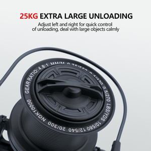 Cần câu biển siêu lớn, cần câu cá biển, máy câu quay, cần câu cá suối, <span class=keywords><strong>8000</strong></span>-14000, màu đen, câu cá lớn, cần câu tầm xa - Product Image 6