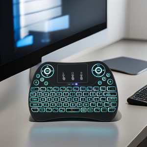 Mini 2.4G USB Wireless <strong>Keyboard</strong> 7 Colors RGB Backlit Rechargeable Remote <strong>Control</strong> 2in1 Touchpad Mouse TV PC <strong>Android</strong> <strong>Control</strong> Fixed - Product Image 5