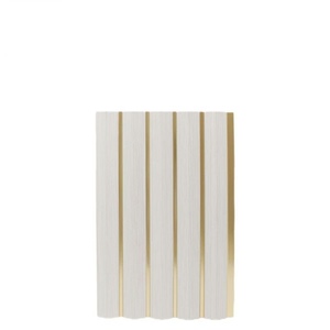 Fabbrica diretta in PVC WPC pannello a parete impermeabile in legno per interni in plastica scanalato rivestimento per decorazione d'interni - Product Image 3