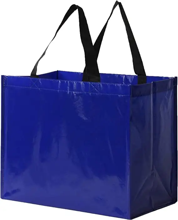 बड़े पुन: प्रयोज्य पीपी बुना बैग पुन: प्रयोज्य शॉपिंग भारी कस्टम मुद्रण बुना बैग