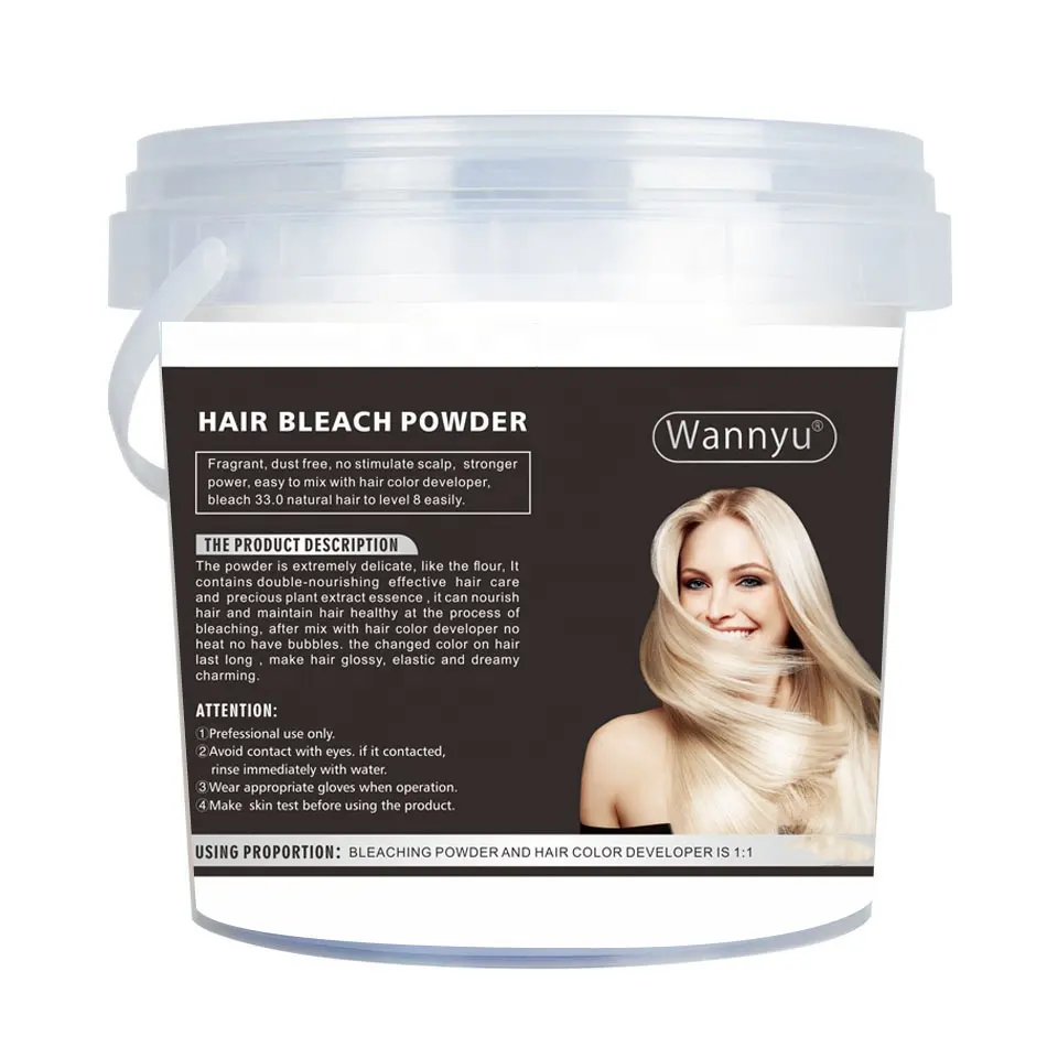 Nur einen schritt bleach 22,0 natürliche schwarz haar zu ebene 10 blonde beste haar bleich pulver