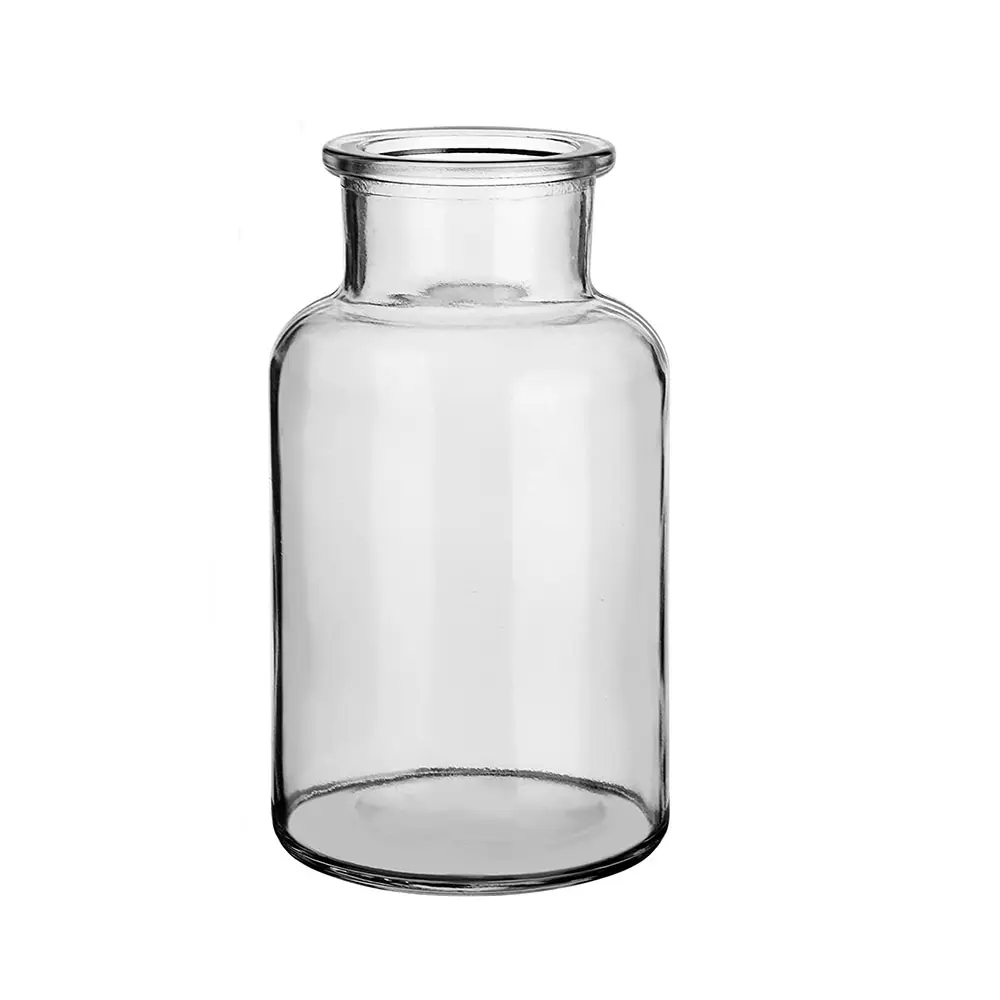 Bocaux hydroponiques en verre avec grande bouche, contenants de médicaments Vintage, pour décoration intérieure, centre de table, collection