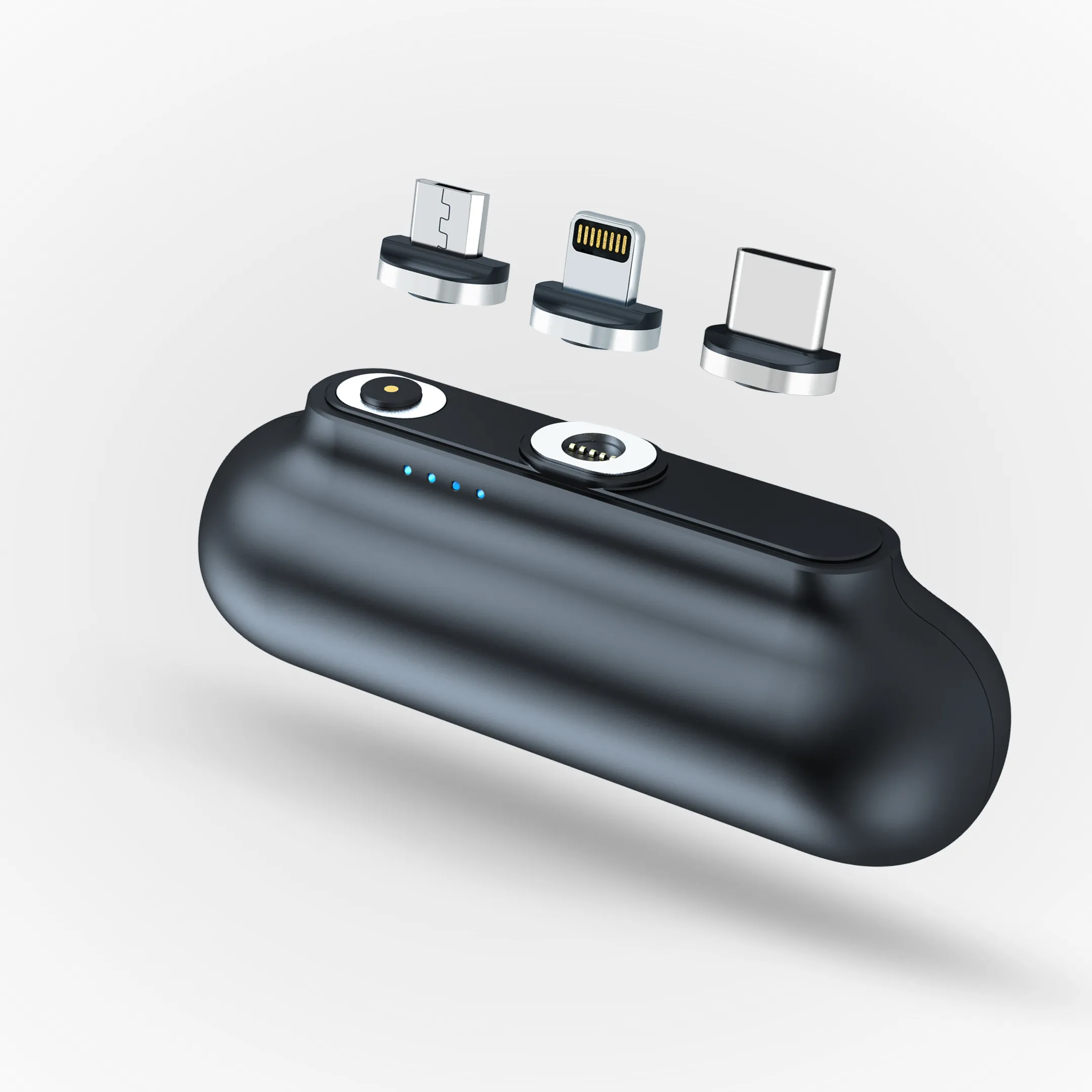 Новинка 2020, USB разъем 2600 мАч, магнитный беспроводной внешний аккумулятор для портативного мини-зарядного устройства для мобильного телефона