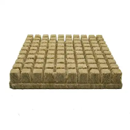 Cubes de laine minérale pour serre, Agriculture hydroponique, isolation 2022, approvisionnement d'usine, culture hydroponique, 1.5 pouces, laine de roche