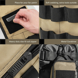 Nhiệm vụ nặng nề nhỏ EDC Túi xách tay thợ điện tiện ích Tổ chức trường hợp công cụ Túi - Product Image 5