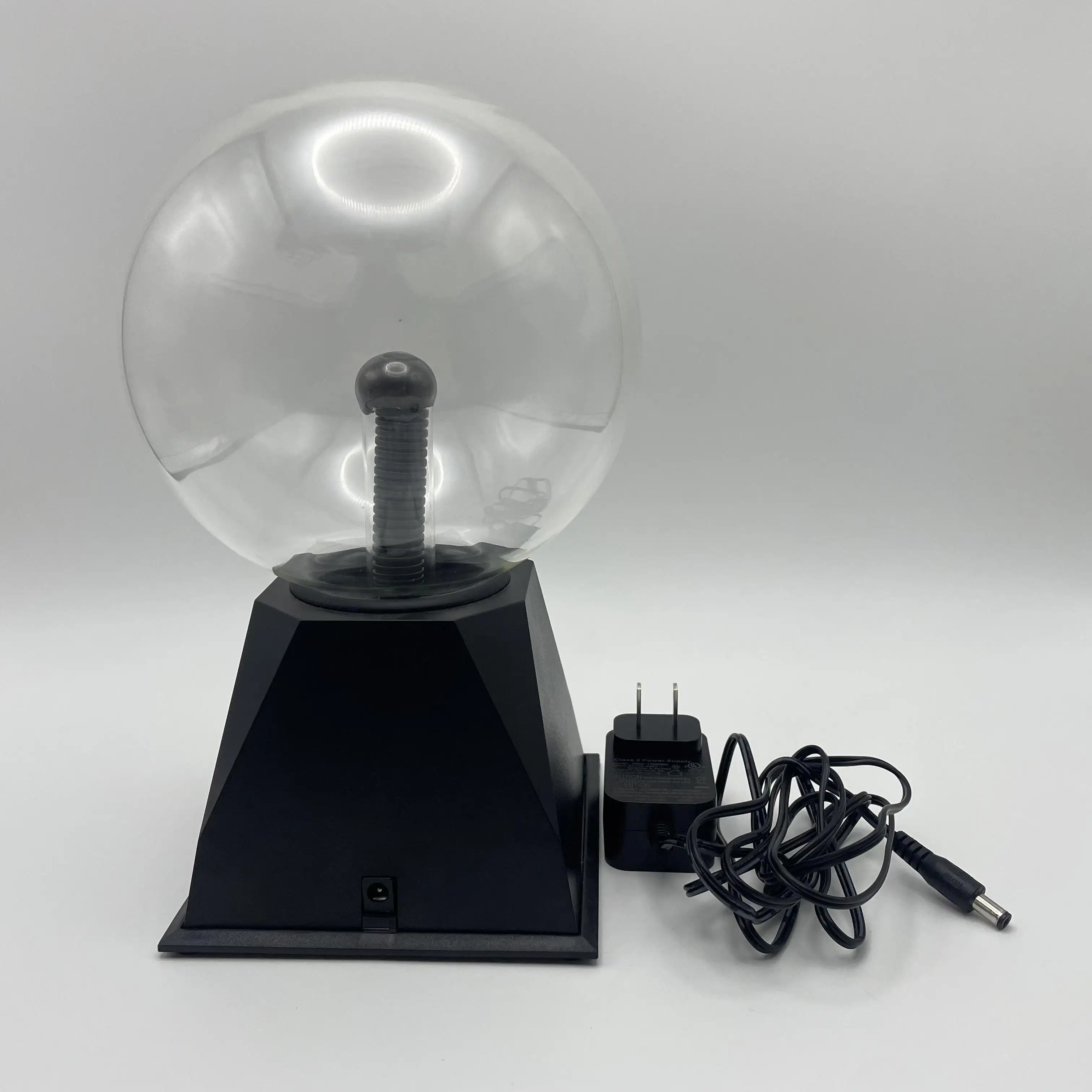 Оптовая продажа, индивидуальная настольная лампа для чтения, подарок, простой формовочный мигающий плазменный стеклянный шар, лампа