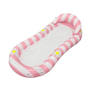 BSCI Factory Adultos Niños Hamaca de agua Anillo de natación inflable Piscina Tubo Unicornios Bebé Flotante Piscina Bar con asientos con dosel - Product Image 1