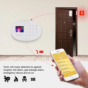 KERUI W204 Smart Home <strong>Alarm</strong> WIFI GSM RFID Card <strong>Security</strong> <strong>Alarm</strong> System With 2.4 Inch TFT Touch Panel Motion Detector <strong>Alarm</strong> - Product Image 3
