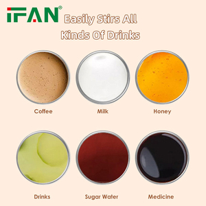 Ifan כוסות קפה ספינינג חשמלית כוסות קפה, חלב, קקאו ועוד