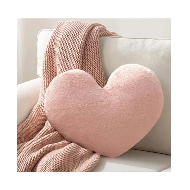 Packung mit einem niedlichen Plüsch Red Heart Kissen Kissen Kissen 15x17 Zoll Geschenk für Kinder/Valentinstag Wohnzimmer und Sofa
