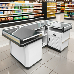 零售店和便利店现金结帐台柜台收银员普通超市柜台 - Product Image 3