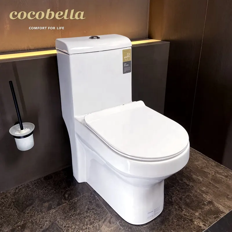 Asiento de baño elevado de estilo occidental clásico, moderno, de lujo, montado en el suelo, váter, venta al por mayor