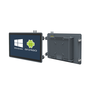 Fanless Intel J1900 X86 <strong>Embedded</strong> Wall Mounted Desktops Computer Capacitive Touch Screen Panel Industrial All in One Pc - Product Image 1