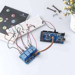 Sun fondatore laboratorio 4-canale 5V modulo relè per Arduinos R3 braccio 1280 PIC AVR STM32 moduli e kit elettronici compatibili