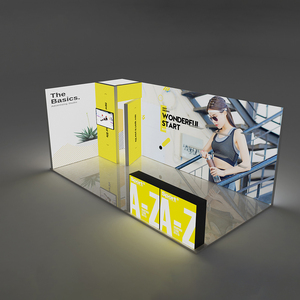 JiongChang Custom Seg Exhibition Expo Portable Trade Show Booth Easy Installation Display Tension Fabric Light Box - Product Image 5